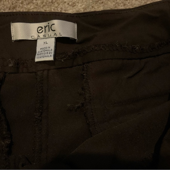 Classic Brown Spandex Blend Women's XL Pants - Picture 7 of 9